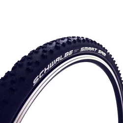 TYRE FOR MTB - 27.5 X 2.10 SCHWALBE SMART SAM ADDIX -  BLACK-RIGID-REFLECTIVE- (54-584) (650B)