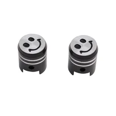 BOUCHON DE VALVE SCOOT/CYCLO REPLAY VS PISTON NOIR  (PAIRE)