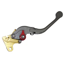 BRAKE LEVER FOR SCOOT REPLAY RACE FOR MBK 50 BOOSTER 2004>/YAMAHA 50 BWS 2004> GOLDEN/GREY- LEFT- CNC -FOLDABLE