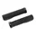 HAND GRIPS FOR URBAN BIKE- HERRMANS SHARK LOCK BLACK L130mm WHITE CLAMPING (PAIR ON CARD)