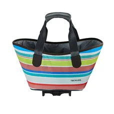 PANIER/SAC A MAIN VELO RACKTIME AGNETHA 2.0 MULTICOLOR FIXATION PORTE BAGAGE (L 34cm x L 26cm x h 37cm)  - COMPATIBLE SYSTEME RACKTIME SNAPIT