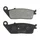 BRAKE PADS -POLINI FOR KYMCO 500 XCITING, 400 XCITING 2012>2015, 400 XCITING I 2018>  (L 102mm - H 39mm - thk9.8mm)  (174.0140)  (ORIGINAL)