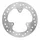 DISQUE DE FREIN ADAPTABLE MBK 50 FLIPPER AV / HONDA 50 SH, SCOOPY AV / YAMAHA 50-100 WHY AV (EXT 220mm - INT 88mm - 3 TROUS)  -SELECTION P2R-