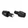 EMBOUT DE GUIDON MAXISCOOTER POUR HONDA 750 X-ADV ALU ANODISE NOIR DIAM 17 mm (PAIRE)  -AVOC-
