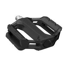 FLAT PEDAL FOR MTB/GRAVEL - SHIMANO EXPLORER PD-EF202 ALUMINIUM BLACK 9/16" (PAIR)