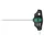 CLE TORX MANCHE EN T WERA 467 HEX PLUS T7x100mm NOIR/VERT (VENDU A L'UNITE)  -MARQUE ALLEMANDE POUR LES ATELIERS-