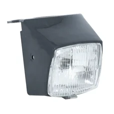 PHARE/PROJECTEUR CYCLO ADAPTABLE PEUGEOT 103 MVL, VOGUE GRIS (COMPLET)  -SELECTION P2R-