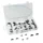 CLAVETTE DEMI-LUNE 8 TAILLES  (ASSORTIMENT)  (BOITE DE 80 PIECES)