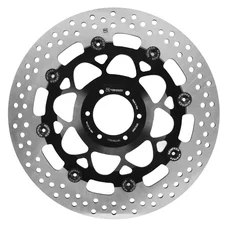 DISQUE DE FREIN ADAPTABLE HONDA 600 CB F HORNET 2000>2006, CB F HORNET S 2000>2004 AV(EXT 296mm - INT 58,2mm - 6 TROUS)  (DF5139EF)  -NEWFREN-