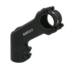 STEM FOR MTB/URBAN/TREKKING - SATORI RISER STEL ANGLED 45° ALUMINIUMBLACK Ø 31.8  L 90mm AHEAD-SET 1"1/8