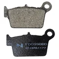 BRAKE PADS NEWFREN FOR BETA 50 RR ENDURO Rear, 50 MOTARD ALU AM6 Rear  (Long 66mm - Hg 37mm - Thick  7.6mm)  (FD0398BD)