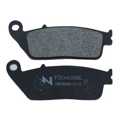 BRAKE PADS NEWFREN FOR HONDA 125 SH I 2013>2018 Front  KYMCO 250 XCITING 2005> Front  YAMAHA 125 XMAX 2010>2017 Front   (L 102mm - H 39mm - thk 10.3mm)  (FD0406BE)  (SCOOTER ELITE ORGANIC)