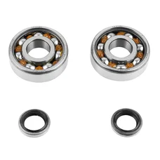 BEARING FOR CRANKSHAFT+SEALS FOR MOPED P2R FOR MBK 51, 41, 40, 88, CLUB (KIT SKF 6302 QR STEEL)
