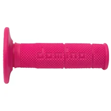 REVETEMENT POIGNEE DOMINO MOTO OFF ROAD 1150 FUCHSIA CLOSED END 120mm (PAIRE)