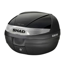TOP CASE SHAD SH29 NOIR 29L AVEC PLATINE POUR SCOOTER/MAXISCOOTER (CONTENANCE 1 CASQUE INTEGRAL + 1 PAIRE DE GANTS) (L40xH30xP38cm)  (D0B29100)