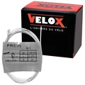 CABLE - FOR BRAKES-FOR MOPED - VELOX G.1 for MBK -  END 6x10mm  Ø 18/10  Lg 2,25M  (14 WIRES)  (IN BOX PER 10)