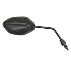 MIRROR FOR SCOOT P2R - OVAL SHAPED - BLACK - RIGHT  Ø  8mm (CAN BE BLOCKED)