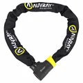 ANTIVOL VELO CHAINE A CLE AUVRAY SPECIAL LOUEUR C-BLOC DIAM 8.5 mm L 1 M AVEC SERRURE INTEGREE (VENDU A L'UNITE) NIVEAU SECURITE 6/10 - HOMOLOGUE ART2