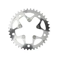PLATEAU ROUTE 5BRA D.130 TA ALIZE TRIPLE 42DTS PORTEUR ARGENT ALU 7075 TYPE SHIMANO 8/9/10V.