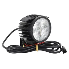 ECLAIRAGE/PHARE POUR TROTTINETTE FC1 A LED COMPATIBLE SMARTGYRO/KUGOO AVEC KLAXON INTEGREE NOIR  -SELECTION P2R-