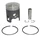 PISTON FOR SCOOT TOP PERF CAST IRON  FOR  MBK 50 BOOSTER, NITRO, OVETTO 2STROKE, STUNT/YAMAHA 50 BWS, AEROX, NEOS 2STROKE, SLIDER/APRILIA 50 SR/MALAGUTI 50 F10 ( MOLYBDENUM BISULPHYDE TREATMENT)