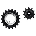 GALET DERAILLEUR TRIPEAK 11-18 DENTS CERAMIC POUR DERAILLEUR 2x12/11V. ARGENT COMPATIBLE SHIMANO GRX RD-RX810/815/820 (JEU DE 2)