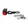 BOUTON AVERTISSEUR/KLAXON CYCLO UNIVERSEL NOIR AVEC COLLIER  -SELECTION P2R-
