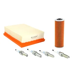 KIT ENTRETIEN MOTO ADAPTABLE KTM 1290 SUPER DUKE R 2014>2019, SUPER ADVENTURE R, S, T 2015>2024 (PACK 6 PIECES) -SELECTION P2R PREMIUM