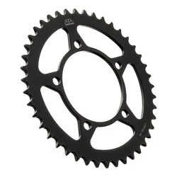 COURONNE MOTO ADAPTABLE APRILIA 660 RS 2021>2024, 660 TUONO 2021>2024 520 43 DTS ACIER NOIR (DIAM 125/150/8.5) -JT SPROCKETS