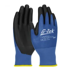 WORKSHOP GLOVES - TACTILE NYLON/ELASTHANNE RED/BLACK-CEE APROVED - EURO  8  (PAIR)