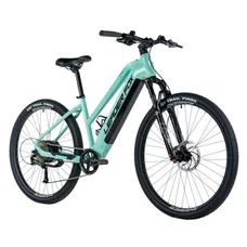 VELO ELECTRIQUE/VAE VTT 29 LEADER FOX ARIMO FEMME VERT CLAIR 9V MOTEUR ROUE AR BAFANG 36V 45Nm BATTERIE 20Ah (17,5'' - h45cm - TAILLE M - POUR ADULTE DE 168cm à 178cm)