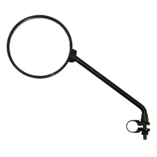 RETROVISEUR UNIVERSEL CYCLO VICMA ROND A COLLIER NOIR DIAM 122mm M8/125  -HOMOLOGUE-