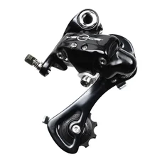 DERAILLEUR-REAR FOR ROAD BIKE- CAMPAGNOLO 10 SPEED. VELOCE BLACK MEDIUM CAGE
