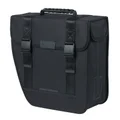SINGLE BAG FOR BICYCLE-REAR- BASIL TOUR -LEFT 14Lt. BLACK - ON HOOKS (34x14x34cm)