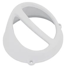 ECOPE DE REFROIDISSEMENT ADAPTABLE MBK 50 BOOSTER 1990>2003, STUNT 2000>2003/YAMAHA 50 BWS 1990>2003, SLIDER 2000>2003 BLANC  -REPLAY-