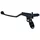 CLUTCH HANDLE FOR MOTORBIKE - UNIVERSAL ALUMINIUM CNC BLACK WITH DUST COVER (QUALITY PREMIUM)
