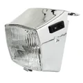 PHARE/PROJECTEUR CYCLO ADAPTABLE PEUGEOT 103 MVL, VOGUE CHROME (COMPLET)  -SELECTION P2R-