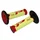 REVETEMENT POIGNEE PROGRIP MOTO OFF ROAD 788 TRIPLE DENSITE SPECIAL EDITION FLUO DESIGN ROUGE/JAUNE FLUO/NOIR CLOSED END 115mm (CROSS/MX) (PAIRE)