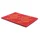 MOUSSE FILTRE A AIR MALOSSI UNIVERSEL DOUBLE DENSITE ROUGE 400x300mm EPAISSEUR 16mm (A DECOUPER)
