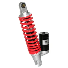 SHOCK ABSORBER FOR SCOOT  REPLAY (GAS FILLED) ALU RED -UPPER FIX Ø10mm- LOWER FIX Ø8 (CENTERS  300mm)