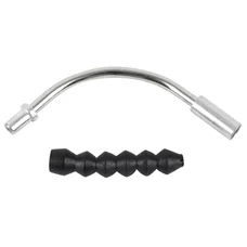 V-BRAKE CABLE NOODLE - NEWTON 90° WITH RUBBER PIPE (PER UNIT ON CARD)
