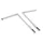 GUIDON CYCLO TORSADE ADAPTABLE PEUGEOT 103 MVL, VOGUE CHROME HAUTEUR 340 mm  -SELECTION P2R-