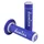REVETEMENT POIGNEE DOMINO MOTO OFF ROAD A190 BLEU/GRIS CLOSED END 120-123mm (PAIRE)