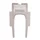 GRILLE DE CAPOTAGE FOURCHE CYCLO POUR PEUGEOT 103 MVL, VOGUE BLANC  -SELECTION P2R-
