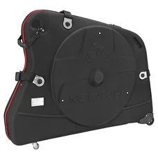 VALISE TRANSPORT VELO THERMOFORMEE POUR VTT/ROUTE NOIR AVEC ROULETTES