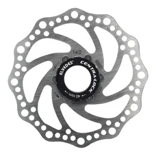 DISQUE DE FREIN ROUTE / VTT CENTERLOCK ELVEDES 140 mm ARGENT AVEC CONTRE ECROU -EPAISSEUR 1.8 mm