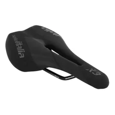 SADDLE - ITALIA X3 BOOST - BLACK - FLOW - MANGANESE RAIL 250X145 (IN BAG)