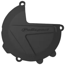 CLUTCH COVER FOR KTM 250, 300 XC, SX, EXC, XC-W 2017>2022 / HUSQVARNA 250, 300 TC, TE, TX 2017>2022 BLACK  -POLISPORT-