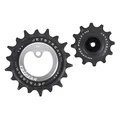GALET DERAILLEUR TRIPEAK 12-18 DENTS ROULEMENT CERAMIC POUR DERAILLEUR 12V. SILVER COMPATIBLE SRAM MTB Eagle (AXS) (JEU DE 2)