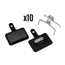 PLAQUETTE DE FREIN VTT SHIMANO DEORE M525/M515/M475/C501/C601/T615/T675, ACERA M3050, ALIVIO M395/M446/4050, ALTUS M315/M365/M375,MT200/400/410/500/UR-300 (ELVEDES MEDIUM) (BOX DE 10 PAIRES)